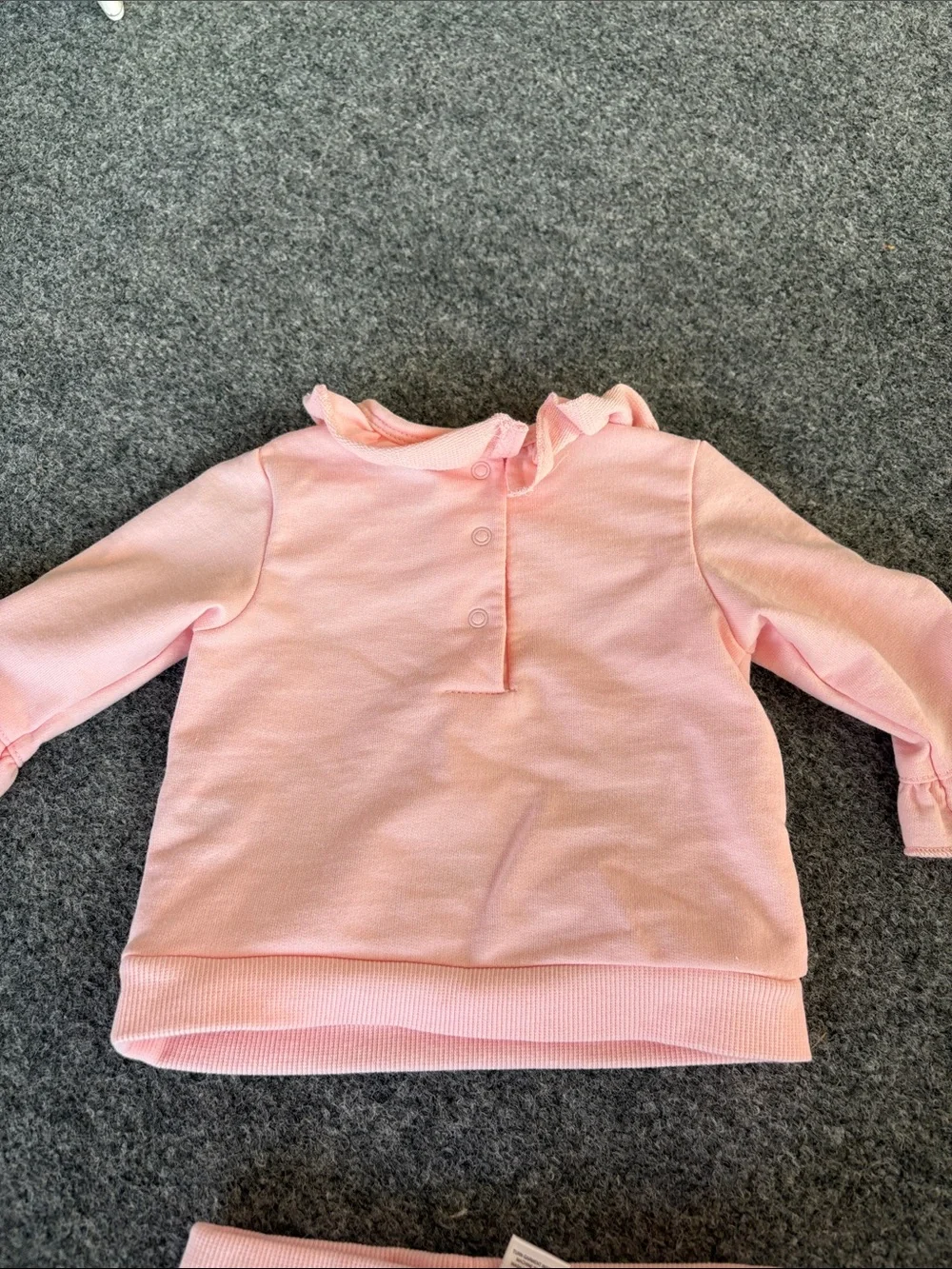 Little Me Pink Infant Bodysuit with Snap Closure